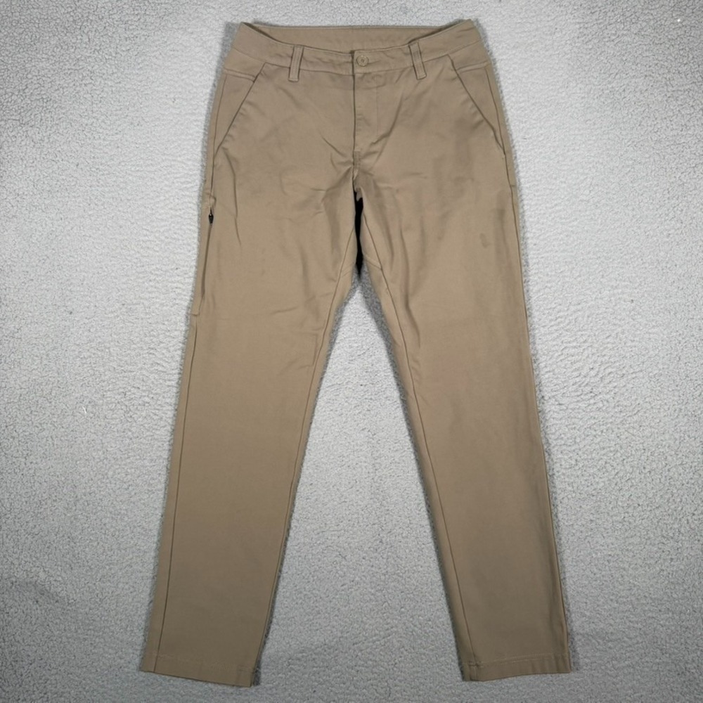 BYLT Pants Mens 32 Brown Everyday Pant Performance Chino Stretch Casual Preppy